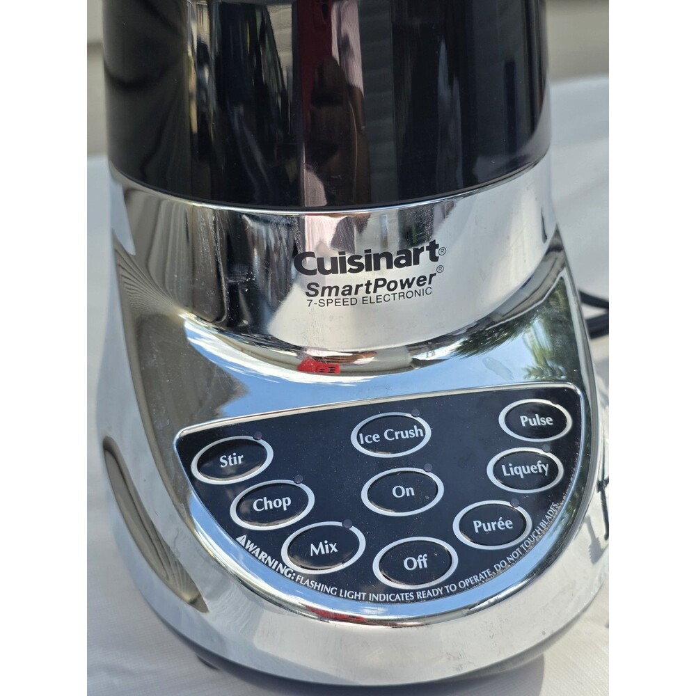 Cuisinart Smart Power Electronic 7 Speed Blender Black (SPB-7CH) Tested And Work - Picture 4 of 7
